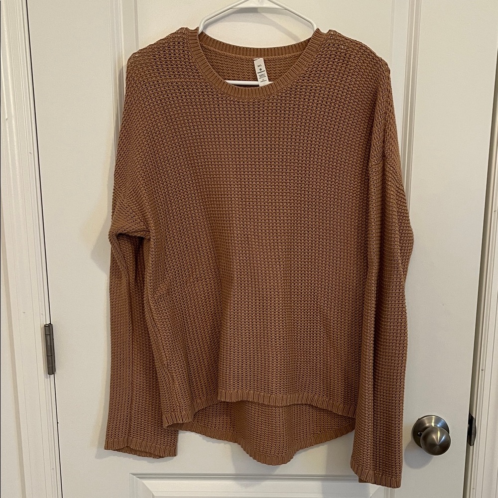 lululemon athletica Brown Knit Sweater
